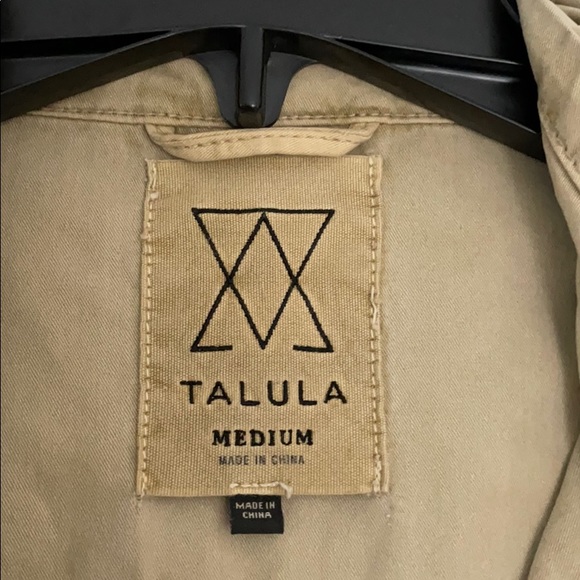 Talula washed stone beige Trooper Utility jacket - Picture 9 of 14